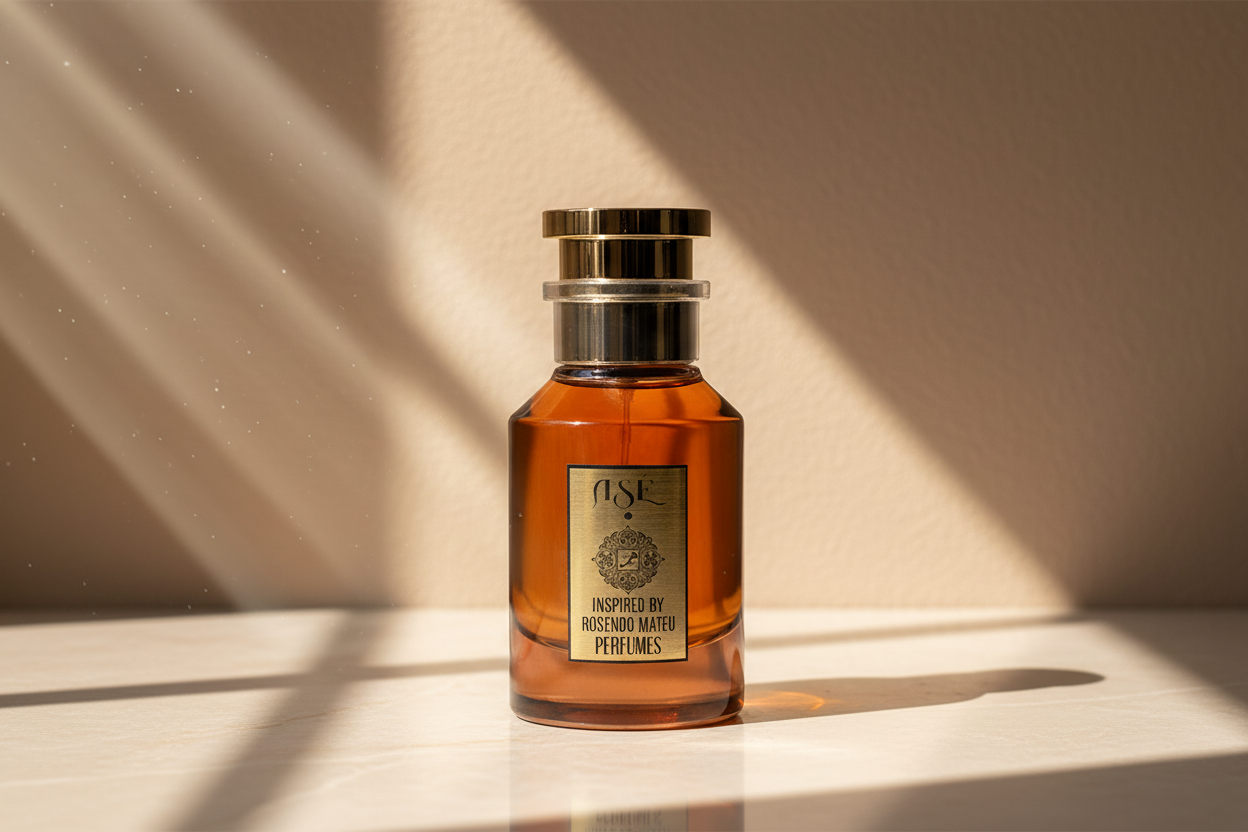 ASE Perfume bottle no background